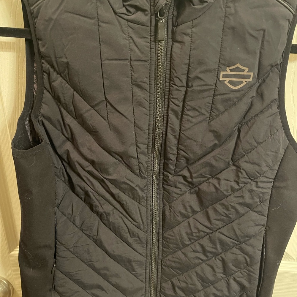 Harley-Davidson Black Quilted Vest